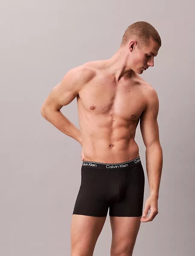 Lot de 3 Boxers en microfibre extensible Lot de 3 Boxers en microfibre extensible