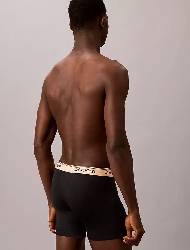 Lot de 3 Boxers en microfibre extensible Lot de 3 Boxers en microfibre extensible