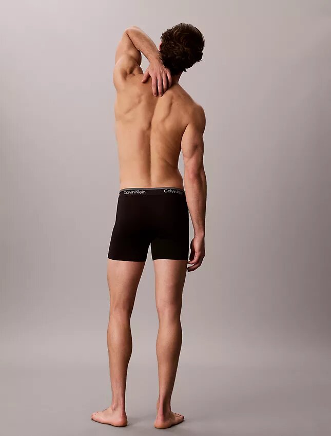 Lot de 3 Boxers en microfibre extensible Lot de 3 Boxers en microfibre extensible