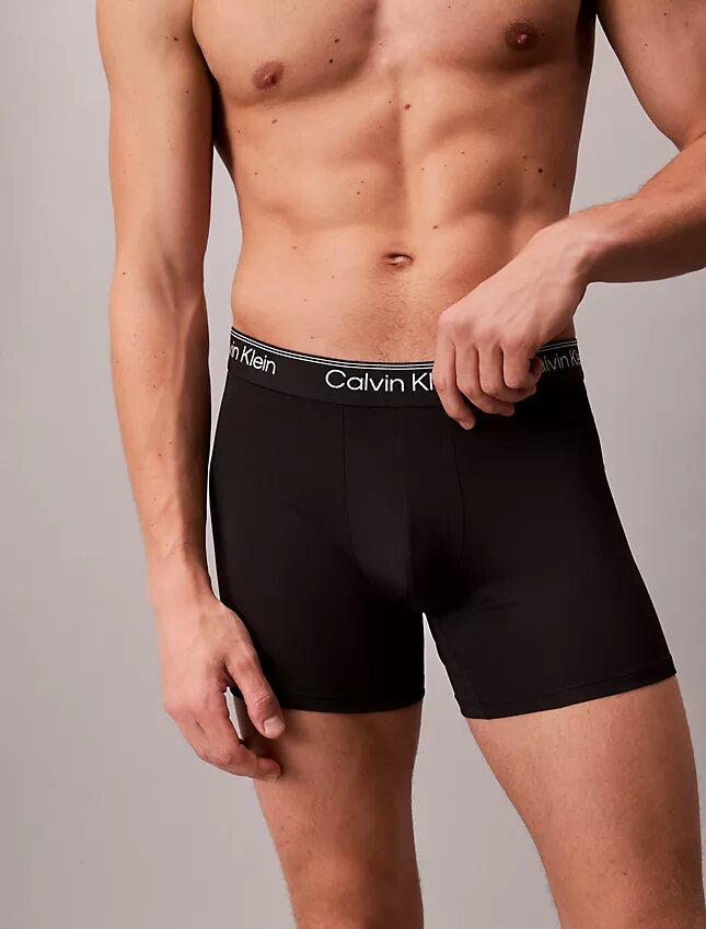 Lot de 3 Boxers en microfibre extensible Lot de 3 Boxers en microfibre extensible