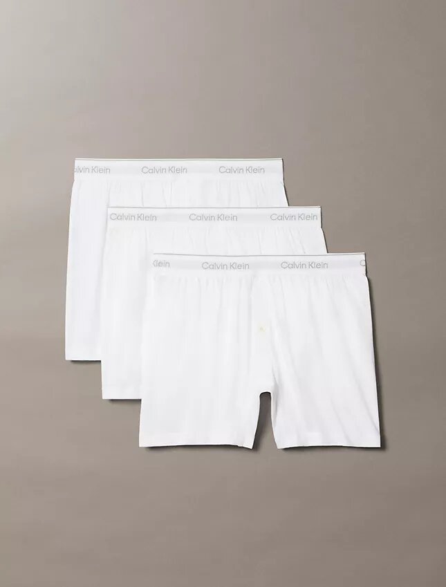 Lot de 3 boxers en tricot Cotton Classics Lot de 3 boxers en tricot Cotton Classics