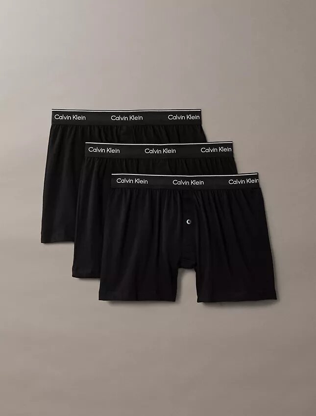 Lot de 3 boxers en tricot Cotton Classics Lot de 3 boxers en tricot Cotton Classics