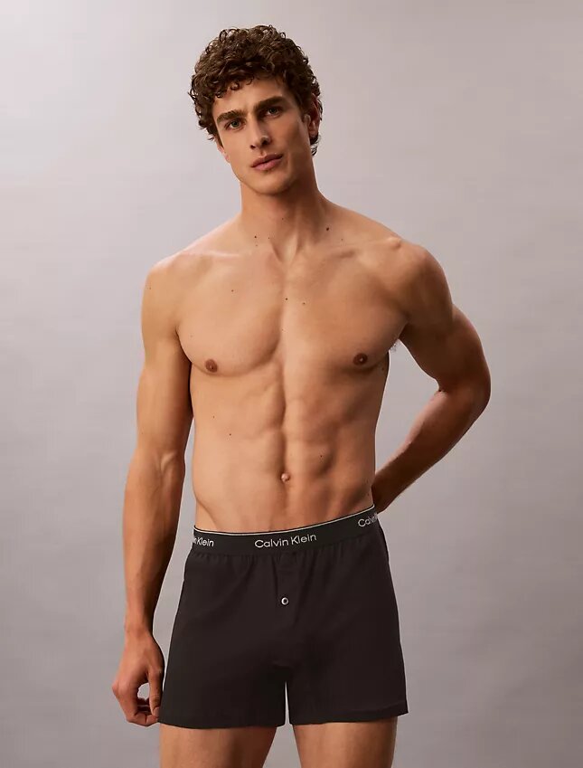 Lot de 3 boxers en tricot Cotton Classics Lot de 3 boxers en tricot Cotton Classics