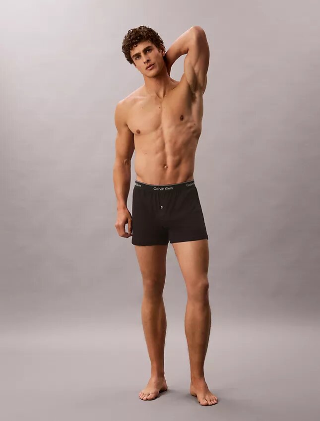Lot de 3 boxers en tricot Cotton Classics Lot de 3 boxers en tricot Cotton Classics