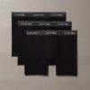 Lot de 3 Boxers Icon en coton Stretch métallisé