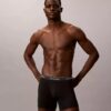 Lot de 3 Boxers Icon en coton Stretch métallisé