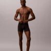 Lot de 3 Boxers Icon en coton Stretch métallisé