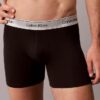 Lot de 3 Boxers Icon en coton Stretch métallisé
