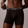 Lot de 3 Boxers Icon en coton Stretch métallisé