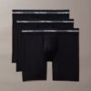 Lot de 3 Boxers longs Icon Active Mesh