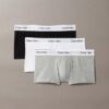 Lot de 3 boxers Low Rise Trunk en Cotton Stretch Icon