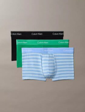 Lot de 3 boxers Low Rise Trunk en Cotton Stretch Icon