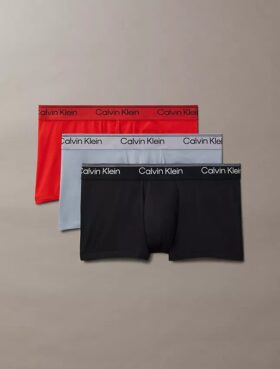 Lot de 3 boxers Low Rise Trunk en microfibre extensible Lot de 3 boxers Low Rise Trunk en microfibre extensible