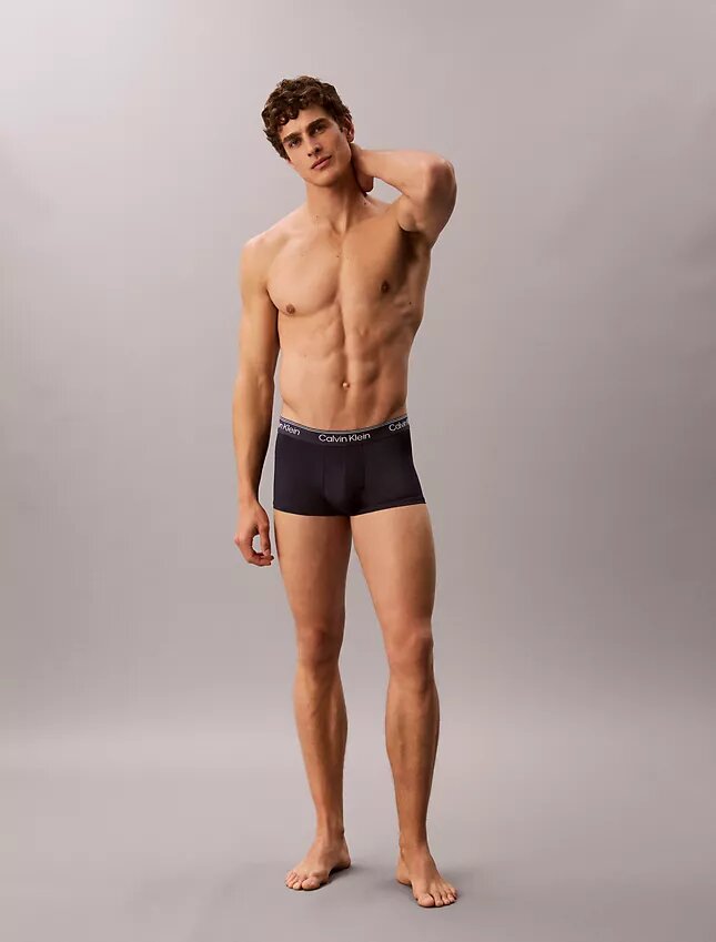Lot de 3 boxers Low Rise Trunk en microfibre extensible Lot de 3 boxers Low Rise Trunk en microfibre extensible