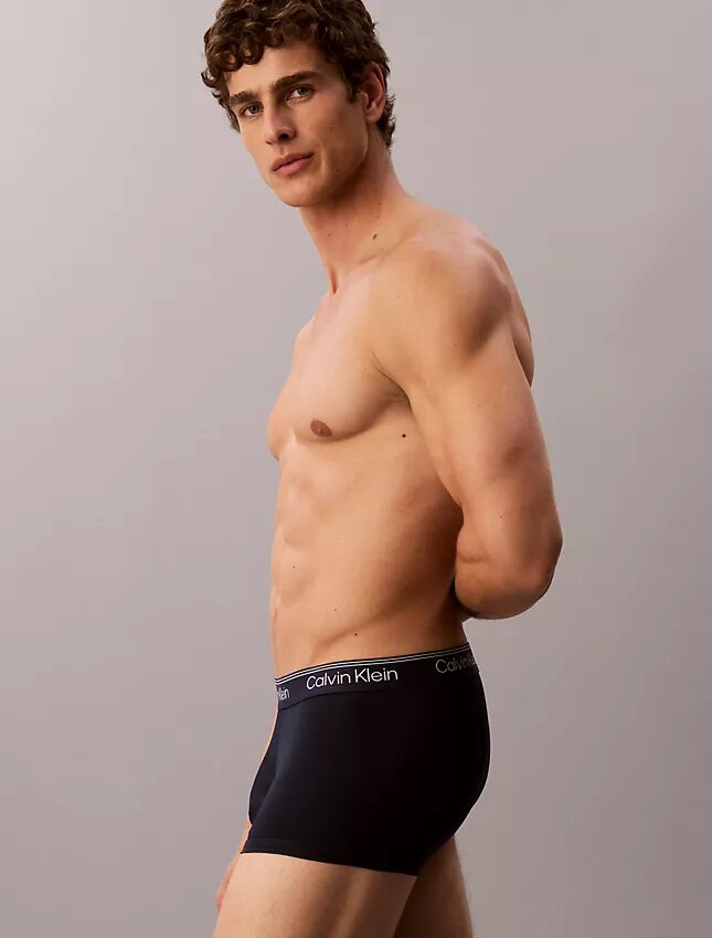 Lot de 3 boxers Low Rise Trunk en microfibre extensible Lot de 3 boxers Low Rise Trunk en microfibre extensible