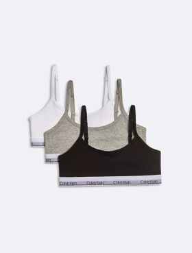 Lot de 3 Bralettes courtes en Modern Cotton pour filles