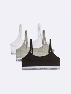 Lot de 3 Bralettes courtes en Modern Cotton pour filles