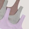 Lot de 3 bralettes en Cotton Stretch pour filles Lot de 3 bralettes en Cotton Stretch pour filles