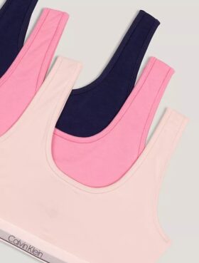 Lot de 3 bralettes en Cotton Stretch pour filles