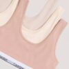 Lot de 3 bralettes en Cotton Stretch pour filles, Unlined Lot de 3 bralettes en Cotton Stretch pour filles, Unlined