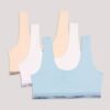 Lot de 3 Bralettes à encolure dégagée pour filles Lot de 3 Bralettes à encolure dégagée pour filles