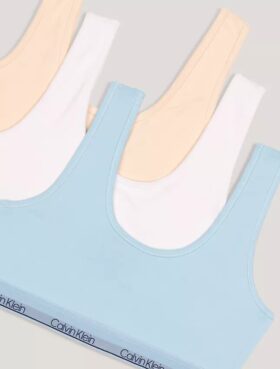 Lot de 3 Bralettes à encolure dégagée pour filles