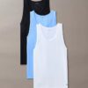 Lot de 3 débardeurs en Cotton Stretch Lot de 3 débardeurs en Cotton Stretch