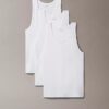 Lot de 3 débardeurs en Cotton Stretch Lot de 3 débardeurs en Cotton Stretch