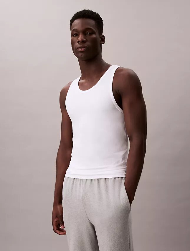 Lot de 3 débardeurs en Cotton Stretch Lot de 3 débardeurs en Cotton Stretch