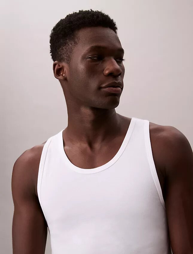Lot de 3 débardeurs en Cotton Stretch Lot de 3 débardeurs en Cotton Stretch