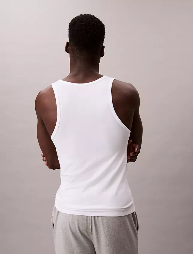 Lot de 3 débardeurs en Cotton Stretch Lot de 3 débardeurs en Cotton Stretch