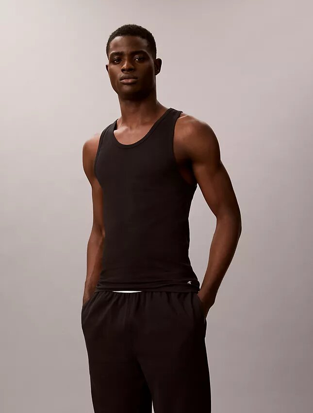 Lot de 3 débardeurs en Cotton Stretch Lot de 3 débardeurs en Cotton Stretch