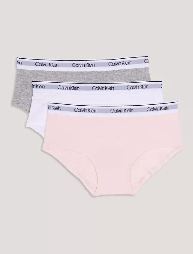 Lot de 3 Hipster en coton Stretch pour filles Lot de 3 Hipster en coton Stretch pour filles