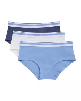 Lot de 3 Hipster en coton Stretch pour filles