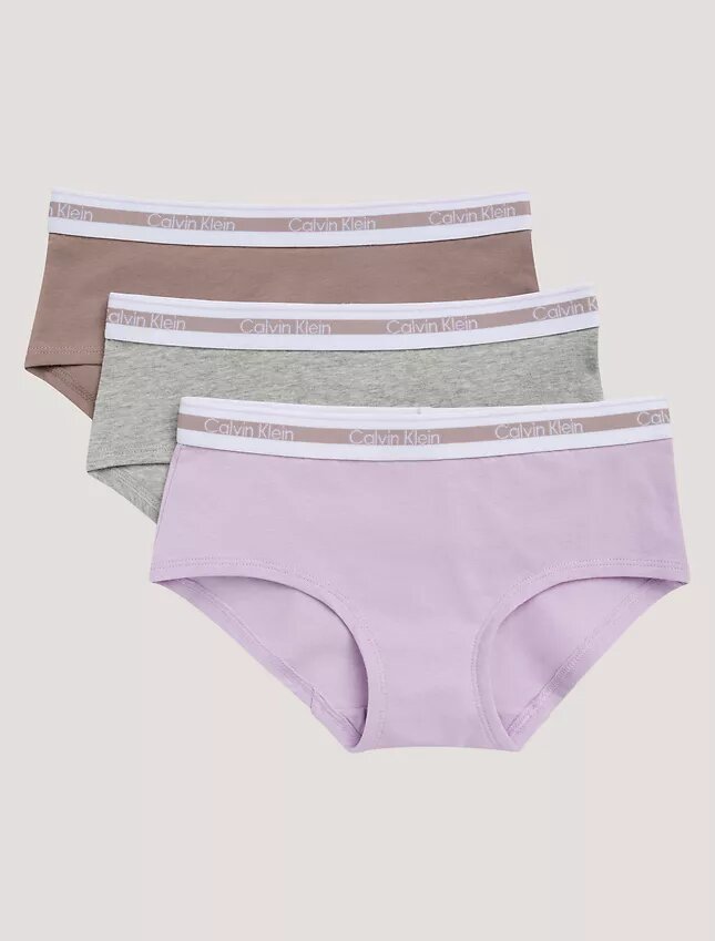 Lot de 3 Hipster en coton Stretch pour filles Lot de 3 Hipster en coton Stretch pour filles