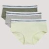 Lot de 3 Hipster en coton Stretch pour filles Lot de 3 Hipster en coton Stretch pour filles