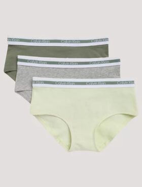 Lot de 3 Hipster en coton Stretch pour filles