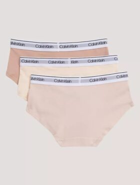 Lot de 3 Hipster en coton Stretch pour filles