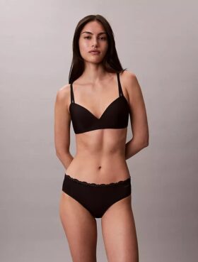 Lot de 3 Hipster en microfibre extensible avec dentelle