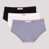 Lot de 3 Hipster taille basse délavées pour filles Lot de 3 Hipster taille basse délavées pour filles