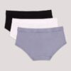 Lot de 3 Hipster taille basse délavées pour filles Lot de 3 Hipster taille basse délavées pour filles