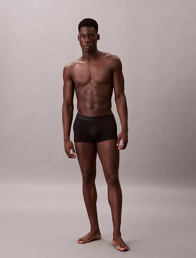 Lot de 3 Low Rise Trunks CK Black Lot de 3 Low Rise Trunks CK Black
