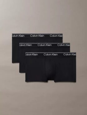 Lot de 3 Low Rise Trunks en microfibre extensible Lot de 3 Low Rise Trunks en microfibre extensible