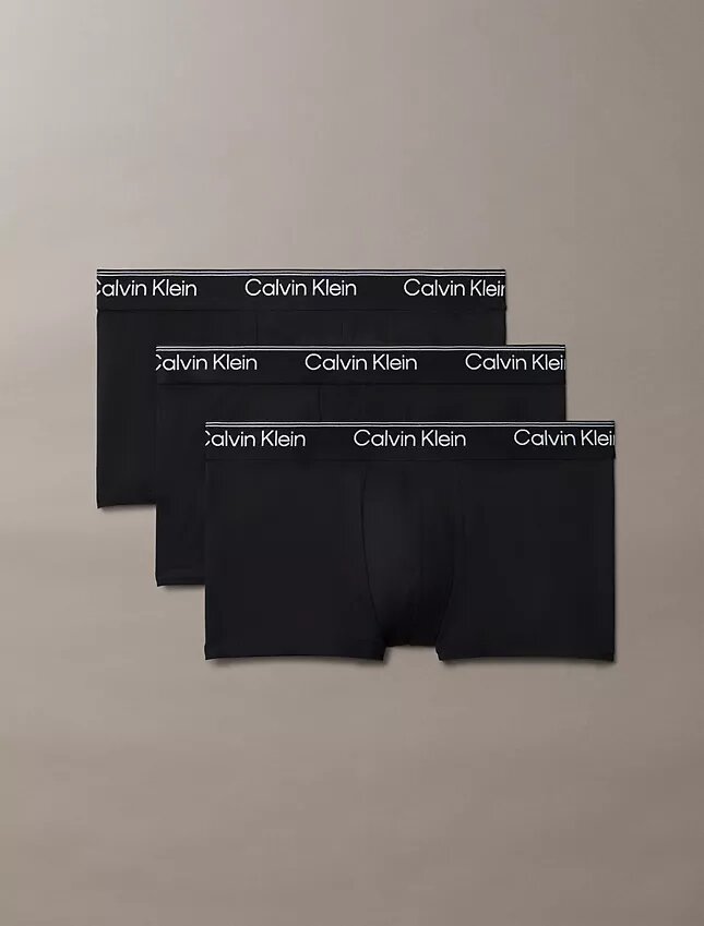 Lot de 3 Low Rise Trunks en microfibre extensible Lot de 3 Low Rise Trunks en microfibre extensible