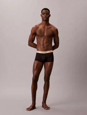 Lot de 3 Low Rise Trunks en microfibre extensible