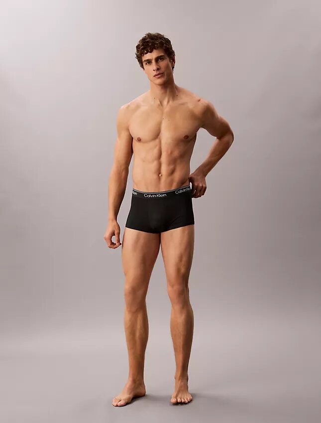 Lot de 3 Low Rise Trunks en microfibre extensible Lot de 3 Low Rise Trunks en microfibre extensible