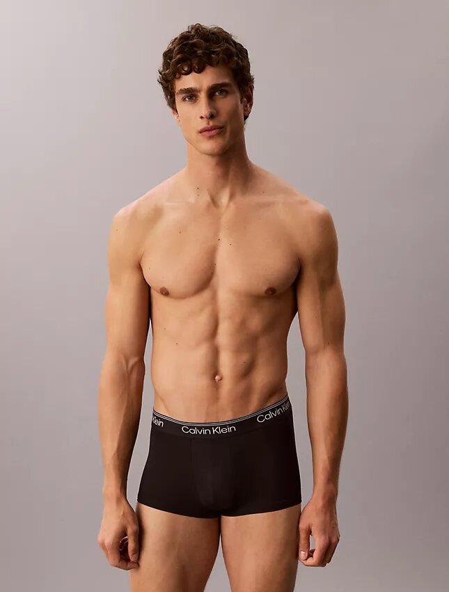 Lot de 3 Low Rise Trunks en microfibre extensible Lot de 3 Low Rise Trunks en microfibre extensible