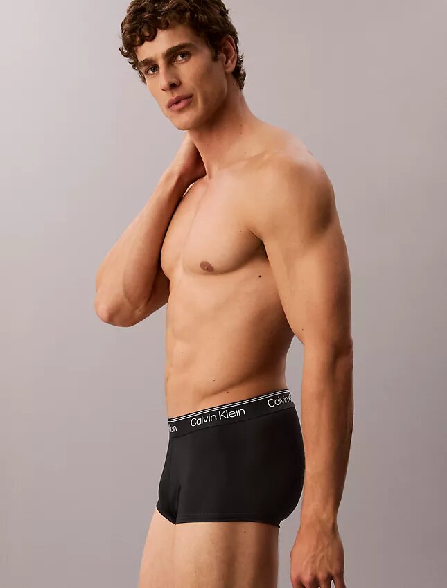 Lot de 3 Low Rise Trunks en microfibre extensible Lot de 3 Low Rise Trunks en microfibre extensible