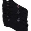 Lot de 3 paires de chaussettes invisibles à double languette en tricot plat Lot de 3 paires de chaussettes invisibles à double languette en tricot plat