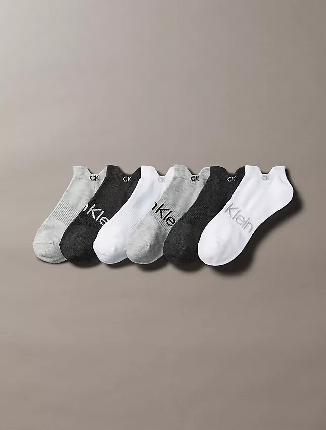Lot de 3 paires de chaussettes invisibles à double languette en tricot plat Lot de 3 paires de chaussettes invisibles à double languette en tricot plat